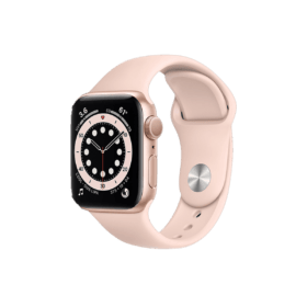 Apple Watch Series SE 44mm Gold with Pink Sand Sport Band