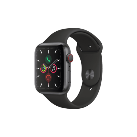 Apple Watch Series 5 40 mm Space Gray Aluminum Case with Black Sport Band