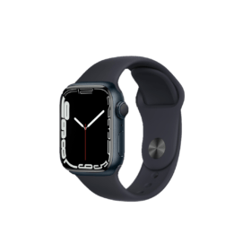 Apple Watch Series 7 41mm Graphite Aluminum Case with Sport Band