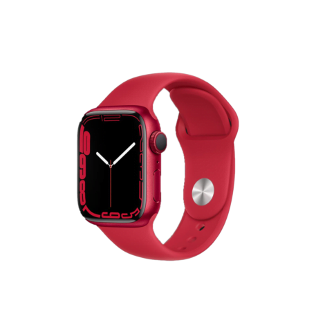Apple Watch Series 7 41mm Product Red Aluminum Case with Sport Band