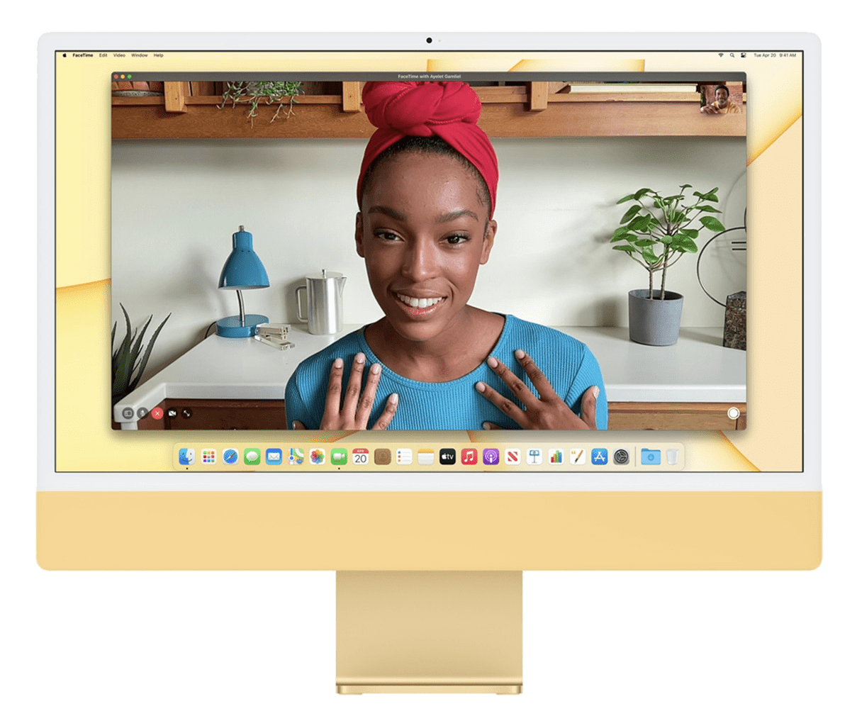 face time and microphones imac 2021 category