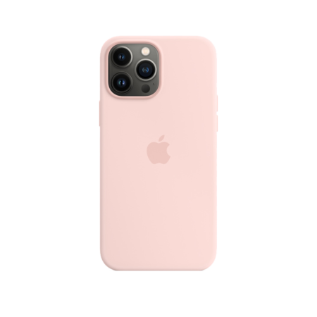 iPhone 13 Pro Max Silicone Case Chalk Pink with MagSafe