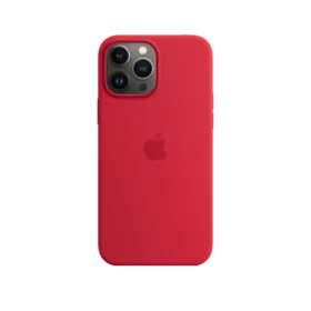 iPhone 13 Pro Max Silicone Case (Product) RED with MagSafe