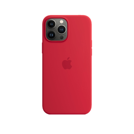 iPhone 13 Pro Max Silicone Case (Product) RED with MagSafe