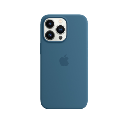 iPhone 13 Pro Silicone Case Blue Jay with MagSafe