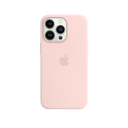 iPhone 13 Pro Silicone Case Chalk Pink with MagSafe