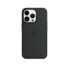 iPhone 13 Pro Silicone Case Midnight with MagSafe
