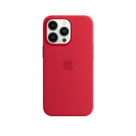 iPhone 13 Pro Silicone Case (Product) RED with MagSafe