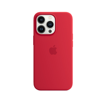 iPhone 13 Pro Silicone Case (Product) RED with MagSafe