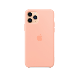 iPhone 11 Pro Max Silicone Case - Grapefruit