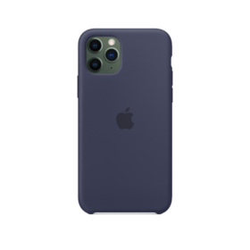 iPhone 11 Pro Max Silicone Case - Linen Blue