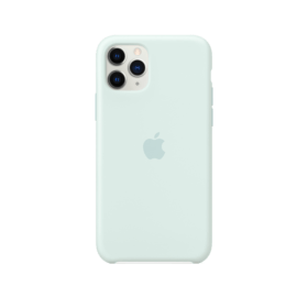 iPhone 11 Pro Max Silicone Case - Seafoam