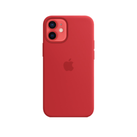 iPhone 12 mini Silicone Case (Product) RED with MagSafe