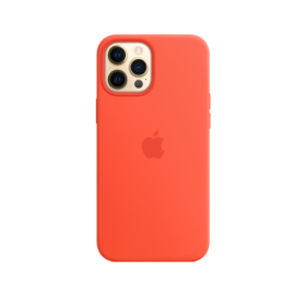 iPhone 12 Pro Max Silicone Case Electric Orange