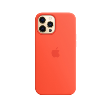 iPhone 12 Pro Max Silicone Case Electric Orange