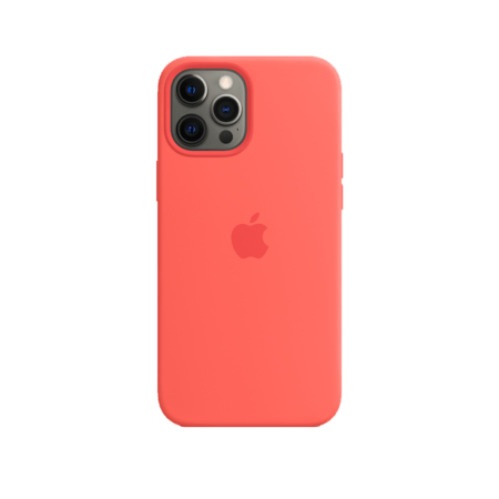 iPhone 12 Pro Max Silicone Case Pink Citrus