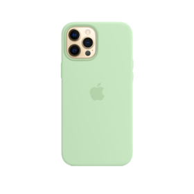 iPhone 12 Pro Max Silicone Case Pistachio with MagSafe