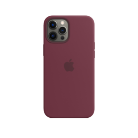 iPhone 12 Pro Max Silicone Case Plum