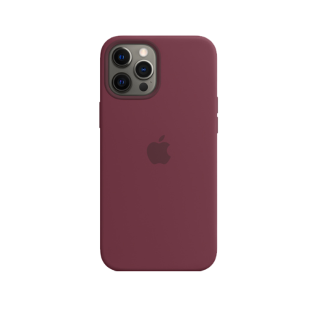 iPhone 12 Pro Max Silicone Case Plum