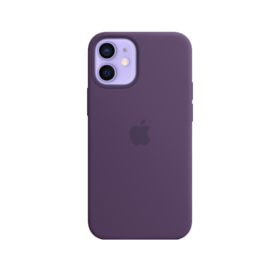 iPhone 12 Silicone Case Amethyst with MagSafe