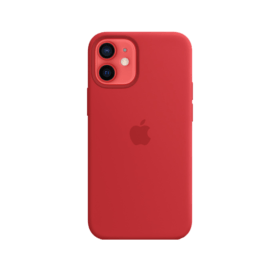 iPhone 12 Silicone Case (Product) RED with MagSafe