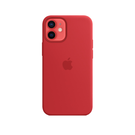 iPhone 12 Silicone Case (Product) RED with MagSafe