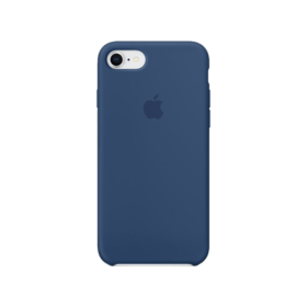 iPhone 7 8 SE 2020 Silicone Case Blue Cobalt