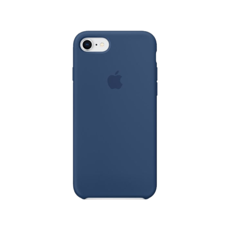 iPhone 7 8 SE 2020 Silicone Case Blue Cobalt