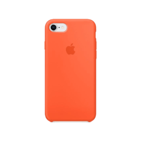 iPhone 7 8 SE 2020 Silicone Case Spicy Orange