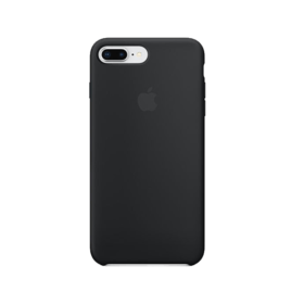 iPhone 7 Plus 8 Plus Silicone Case Black