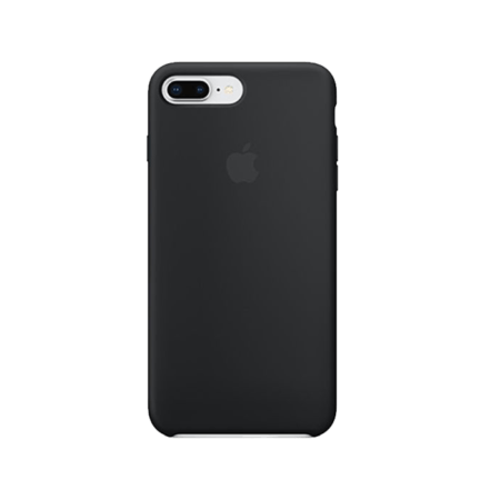 iPhone 7 Plus 8 Plus Silicone Case Black