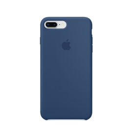 iPhone 7 Plus 8 Plus Silicone Case Blue Cobalt