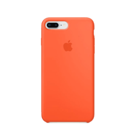 iPhone 7 Plus 8 Plus Silicone Case Spicy Orange