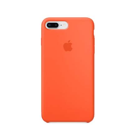 iPhone 7 Plus 8 Plus Silicone Case Spicy Orange