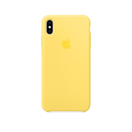 iPhone X Silicone Case Canary Yellow