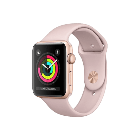 бу Apple Watch Series 3 42mm Gold Aluminum Case with Pink Sand Sport Band