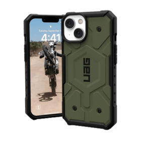 Pathfinder case UAG with MagSafe for iPhone 13 Green