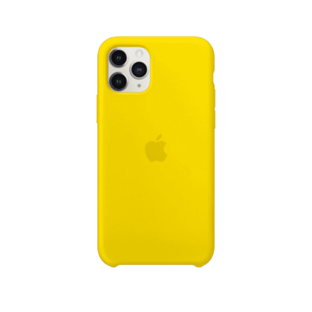 iPhone 11 Pro Max Silicone Case Yellow