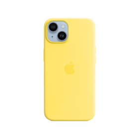 iPhone 14 Plus Silicone Case HQ with MagSafe Canary Yellow
