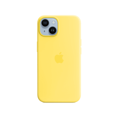 iPhone 14 Plus Silicone Case HQ with MagSafe Canary Yellow