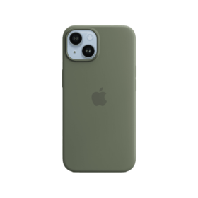 iPhone 14 Plus Silicone Case HQ with MagSafe Olive