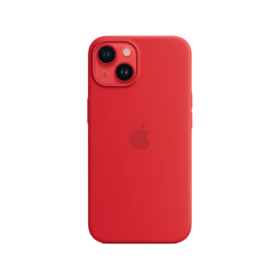 iPhone 14 Plus Silicone Case HQ with MagSafe (Product) Red