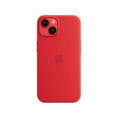 iPhone 14 Plus Silicone Case HQ with MagSafe (Product) Red