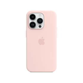 iPhone 14 Pro Max Silicone Case HQ Chalk Pink