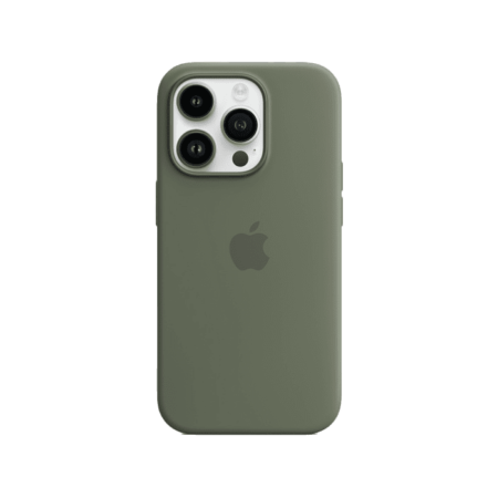 iPhone 14 Pro Max Silicone Case HQ with MagSafe Olive