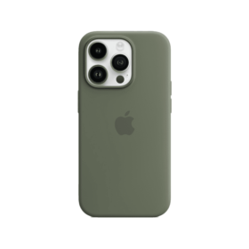 iPhone 14 Pro Silicone Case HQ with MagSafe Olive
