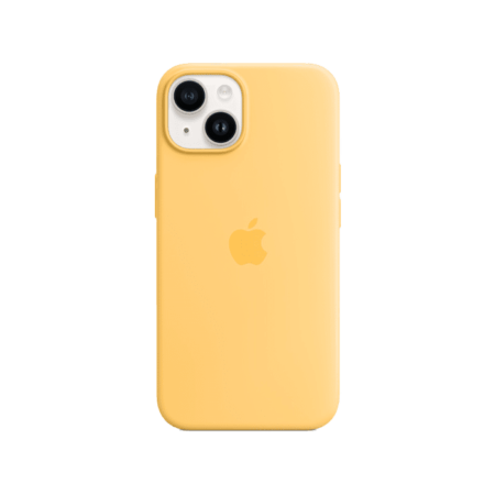 iPhone 14 Silicone Case with MagSafe Sunglow