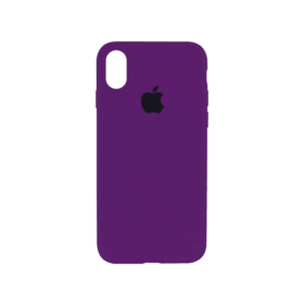 iPhone X Silicone Case Purple