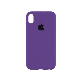 iPhone Xr Silicone Case Purple