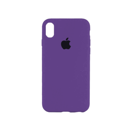 iPhone Xr Silicone Case Purple